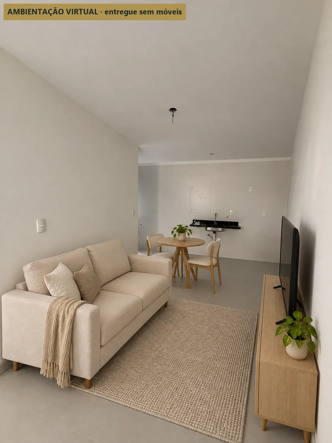 Sala, mobiliada