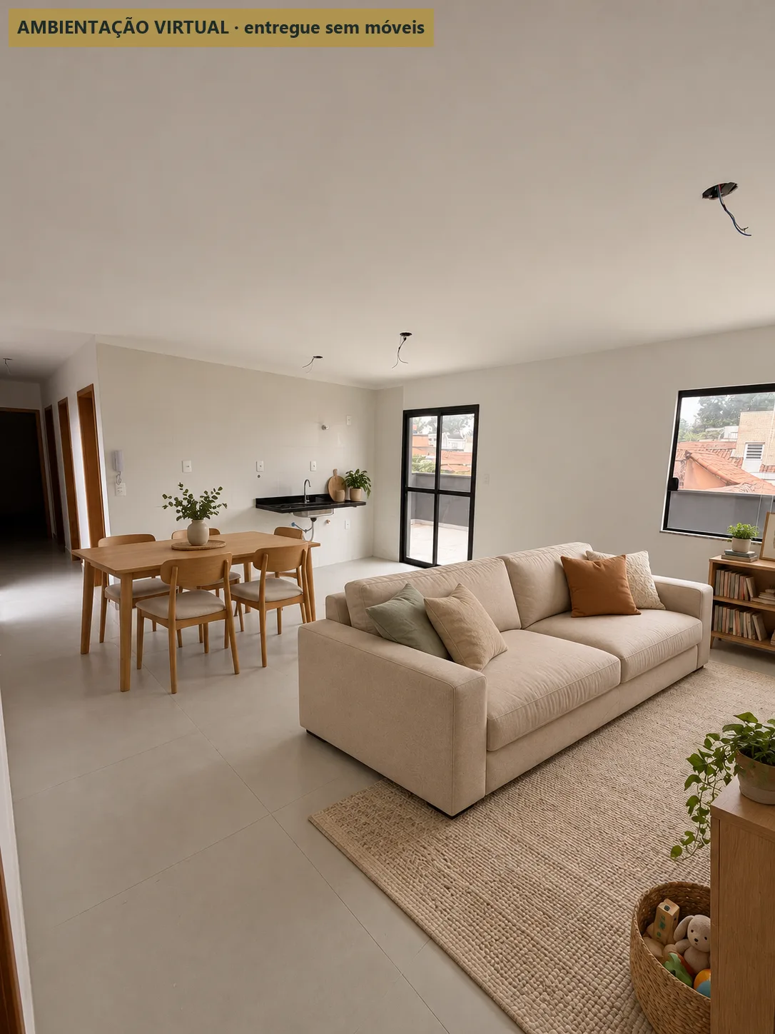 Sala, mobiliada